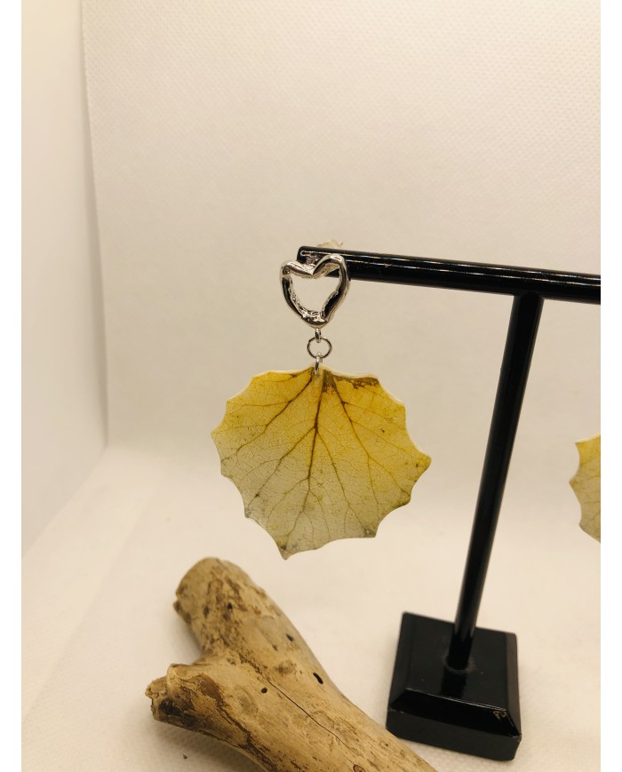 EDICIÓN LIMITADA pendientes de hoja natural