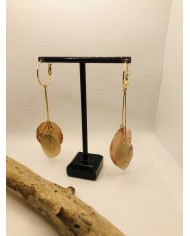 EDICIÓN LIMITADA pendientes de hoja natural artesanos