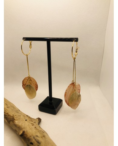 EDICIÓN LIMITADA pendientes de hoja natural artesanos