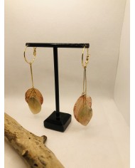 EDICIÓN LIMITADA pendientes de hoja natural artesanos