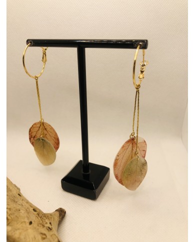 EDICIÓN LIMITADA pendientes de hoja natural artesanos
