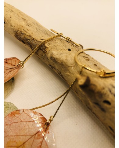 EDICIÓN LIMITADA pendientes de hoja natural artesanos