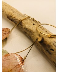 EDICIÓN LIMITADA pendientes de hoja natural artesanos