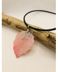 COLLAR artesano de hoja natural