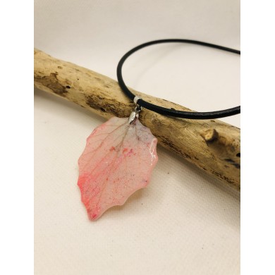 COLLAR artesano de hoja natural