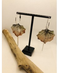 EDICIÓN LIMITADA pendientes artesanos de hoja natural