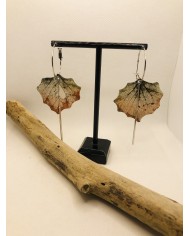 EDICIÓN LIMITADA pendientes artesanos de hoja natural
