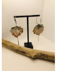 EDICIÓN LIMITADA pendientes artesanos de hoja natural