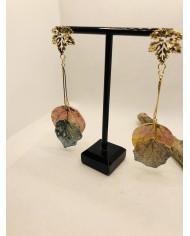 EDICIÓN LIMITADA pendientes de hoja natural artesanos