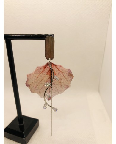 EDICIÓN LIMITADA pendientes artesanos de hoja natural