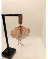 EDICIÓN LIMITADA pendientes artesanos de hoja natural