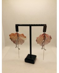 EDICIÓN LIMITADA pendientes artesanos de hoja natural