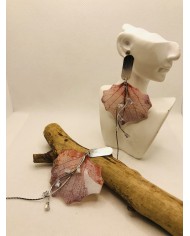 EDICIÓN LIMITADA pendientes artesanos de hoja natural