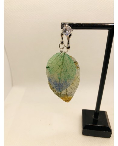 EDICICÓN LIMITADA pendientes  artesanos de hoja natural