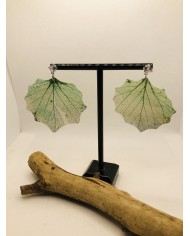 EDICIÓN LIMITADA pendientes artesanos de hoja natural