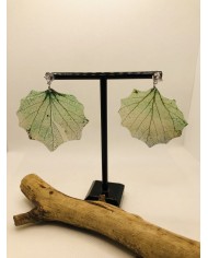 EDICIÓN LIMITADA pendientes artesanos de hoja natural