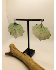 EDICIÓN LIMITADA pendientes artesanos de hoja natural