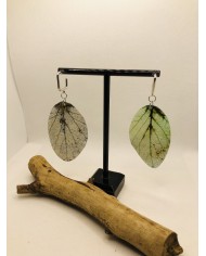 EDICIÓN LIMITADA pendientes artesanos de hoja natural