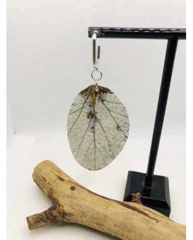EDICIÓN LIMITADA pendientes artesanos de hoja natural