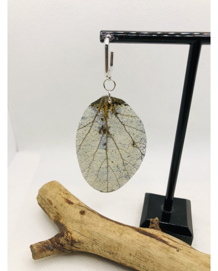 EDICIÓN LIMITADA pendientes artesanos de hoja natural