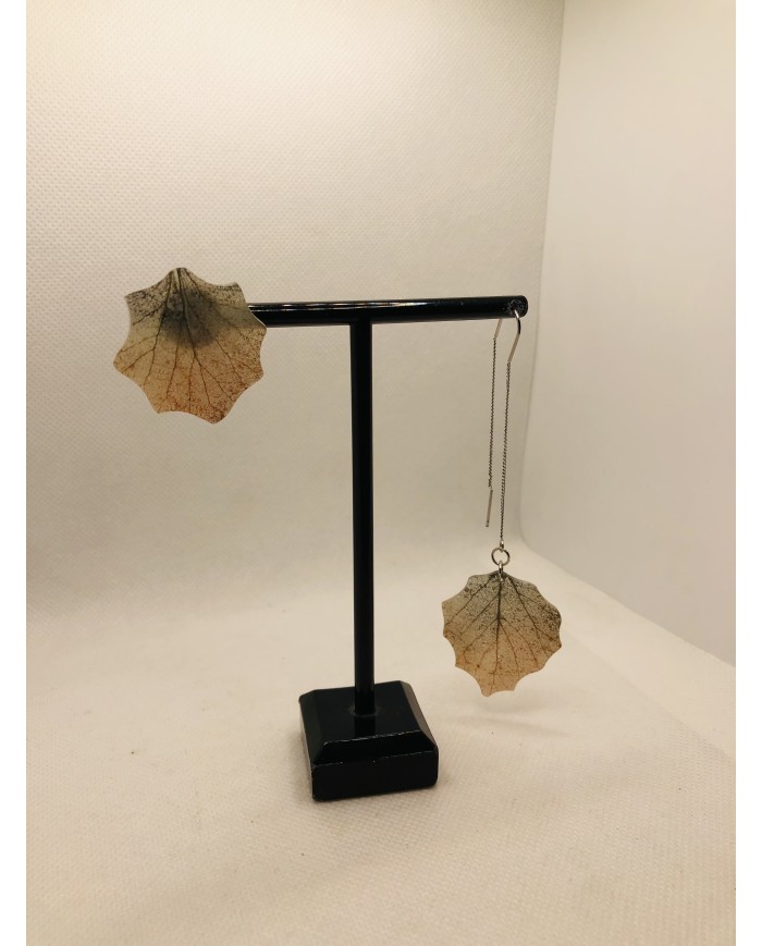 EDICIÓN LIMITADA pendientes de hoja natural