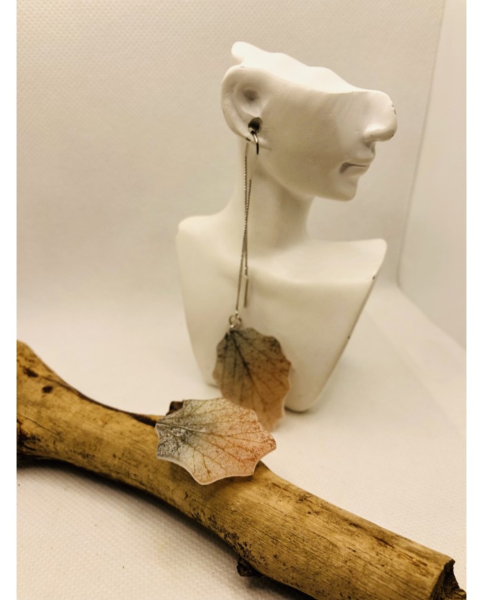 EDICIÓN LIMITADA pendientes de hoja natural