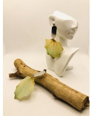 EDICIÓN LIMITADA pendientes artesanos de hoja natural