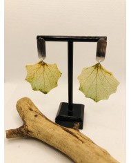 EDICIÓN LIMITADA pendientes de hoja natural artesanos