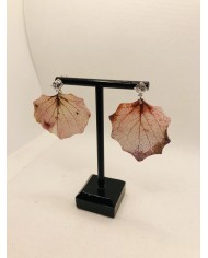 EDICIÓN LIMITADA pendientes artesanos de hoja natural